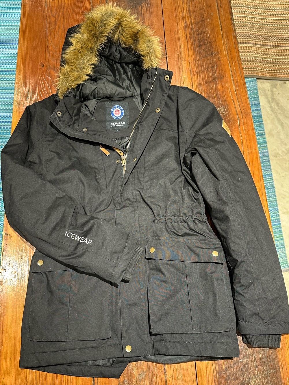 Icewear Alda Parka, Black, Women's Sm